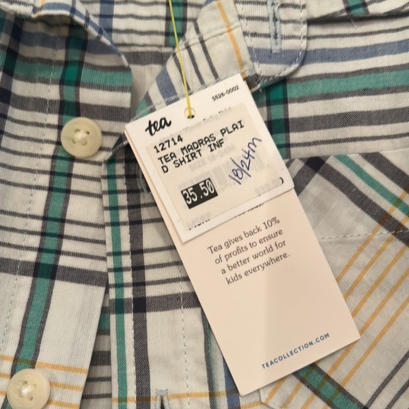 NWT button up shirt tea collection - Picture 2 of 3